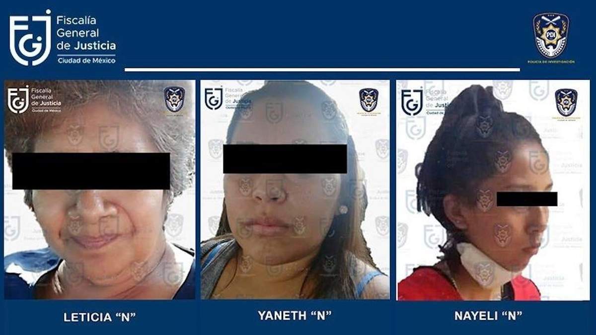 Las tres mujeres sentenciadas