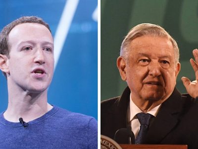 AMLO señala "prepotencia" y "arrogancia" de dueño de Facebook por suspender cuenta a Trump