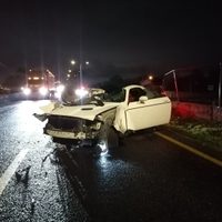 Despedazan auto deportivo de Matías Vuoso en Tlajomulco, Jalisco
