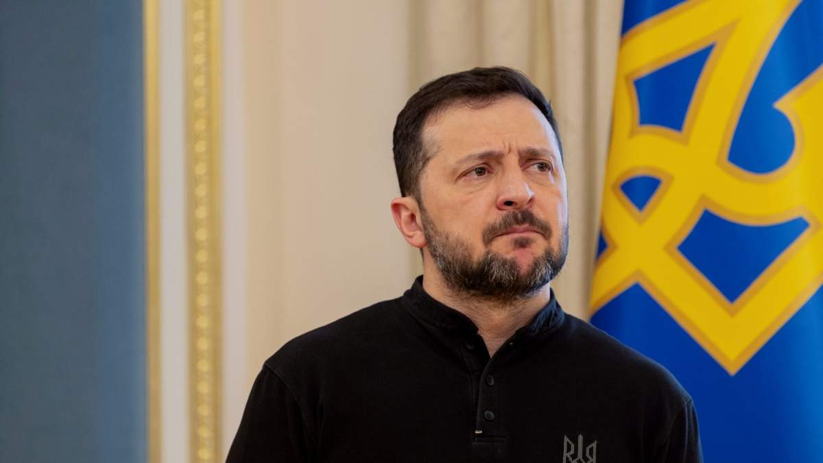 El presidente de Ucrania, Volodymyr Zelensky, ofrece una conferencia de prensa en Kiev, el miércoles 19 de febrero de 2025