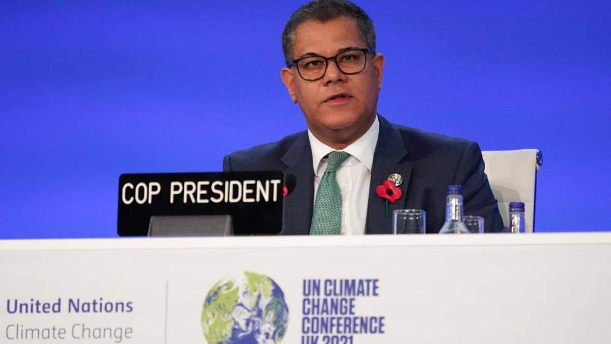 Alok Sharma, presidente de la COP26