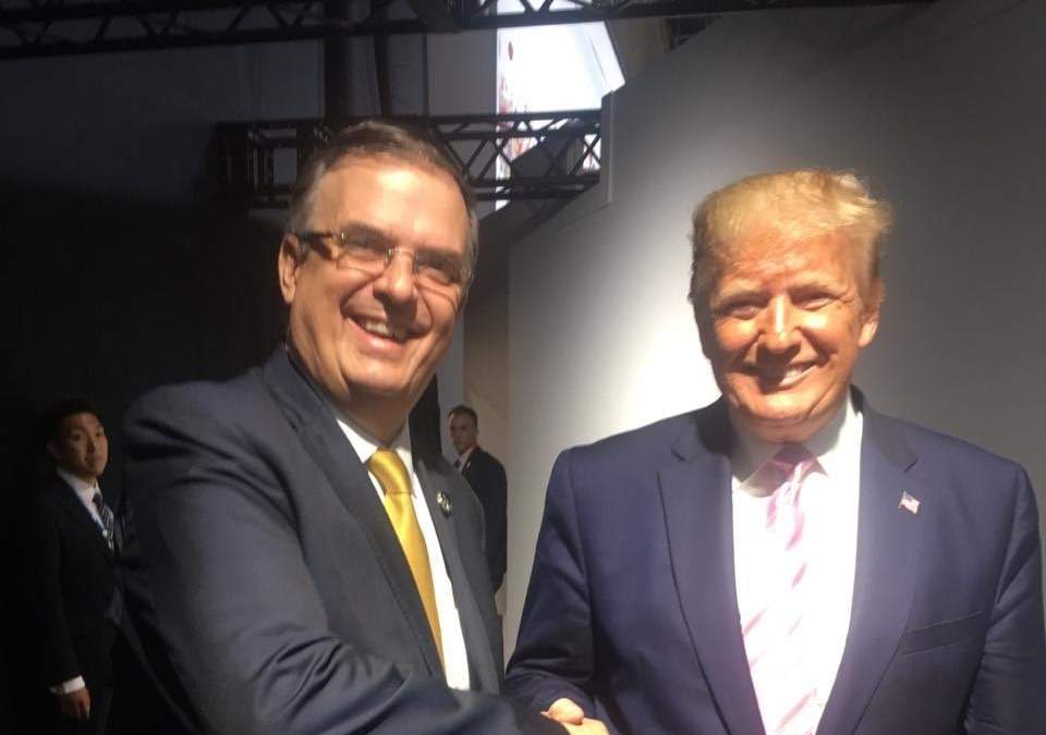 Ebrard y Trump