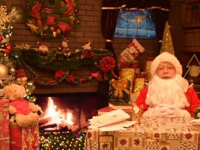 Santa Claus reconoce labor de niños en favor del medio ambiente y pide frenar el cambio climático
