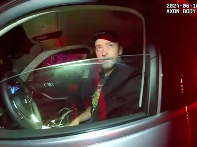 Publican video policial del arresto de Justin Timberlake por conducir ebrio en 2024