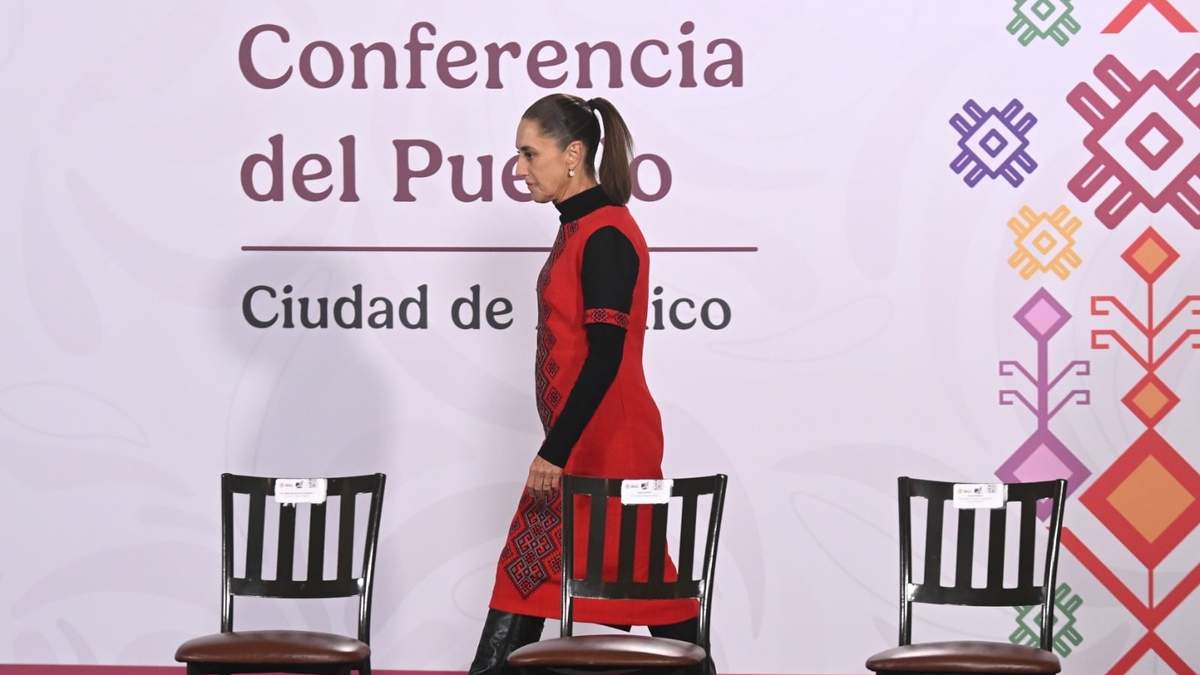 Claudia Sheinbaum en la conferencia de este jueves