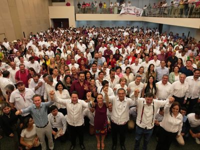 En México se respira “felicidad y alegría”, dice Claudia Sheinbaum en Tamaulipas