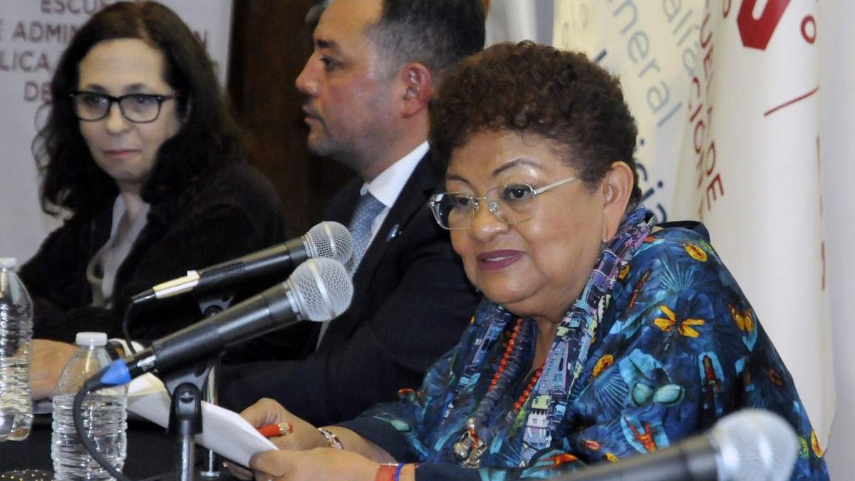 La fiscal general de Justicia de la Ciudad de México, Ernestina Godoy