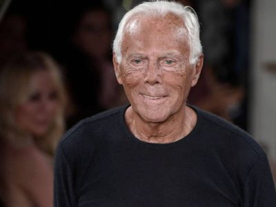 Sin público y con barbijo, Giorgio Armani y un triste desfile en medio del coronavirus ¡Hay fotos!