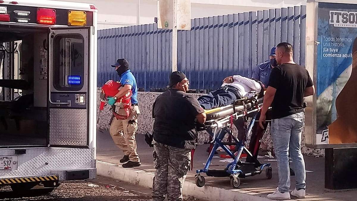 Traslado de Abel Murrieta a un hospital tras ser disparado