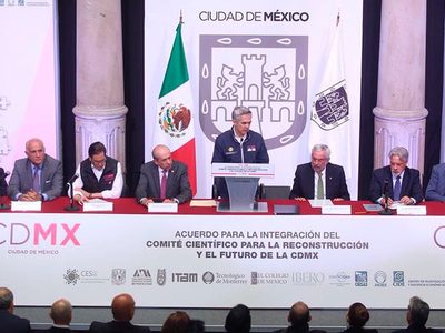 Rectores y Mancera pactan comité científico para la reconstrucción de la CDMX