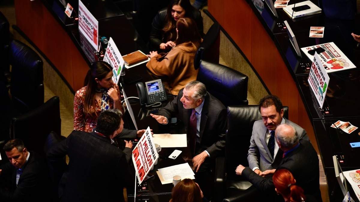 La bancada de Morena en el Senado