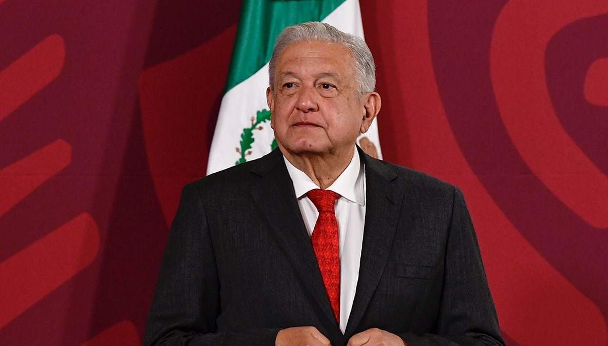 El mandatario durante la conferencia matutina de este miércoles