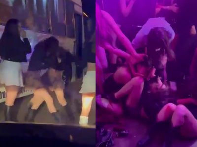 Varias jóvenes se enfrentaron en una batalla campal a la salida de un boliche