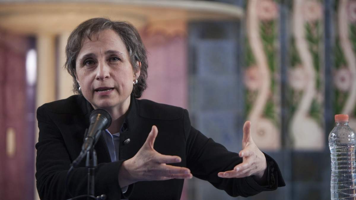 La periodista Carmen Aristegui