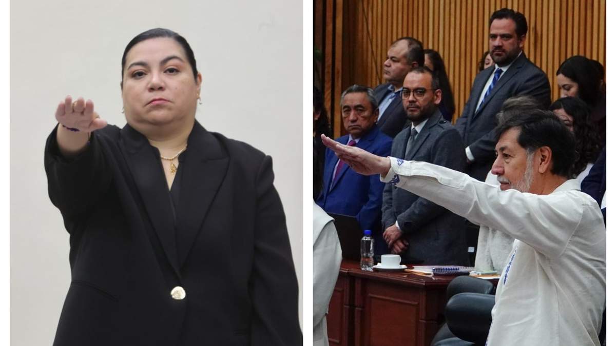 Protesta de Suárez y Noroña en el INE