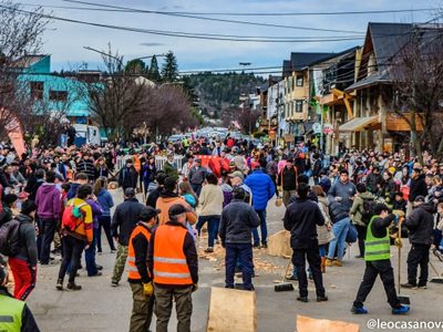 Se llevó a cabo el concurso de Hacheros en San Martín de los Andes