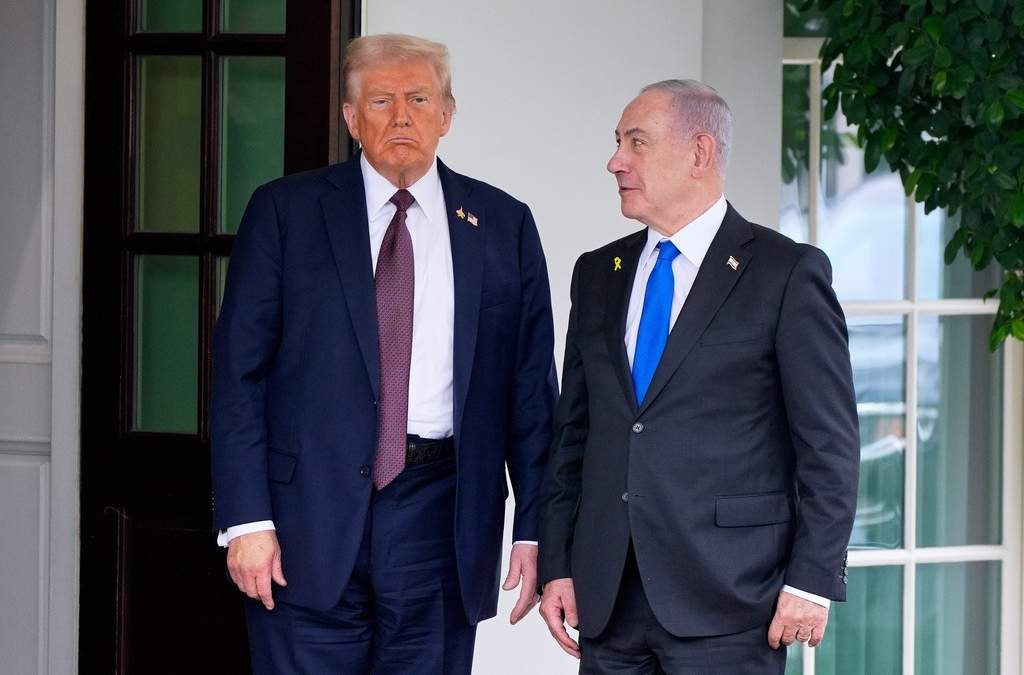 Trump y Netanyahu. Negociaciones de paz