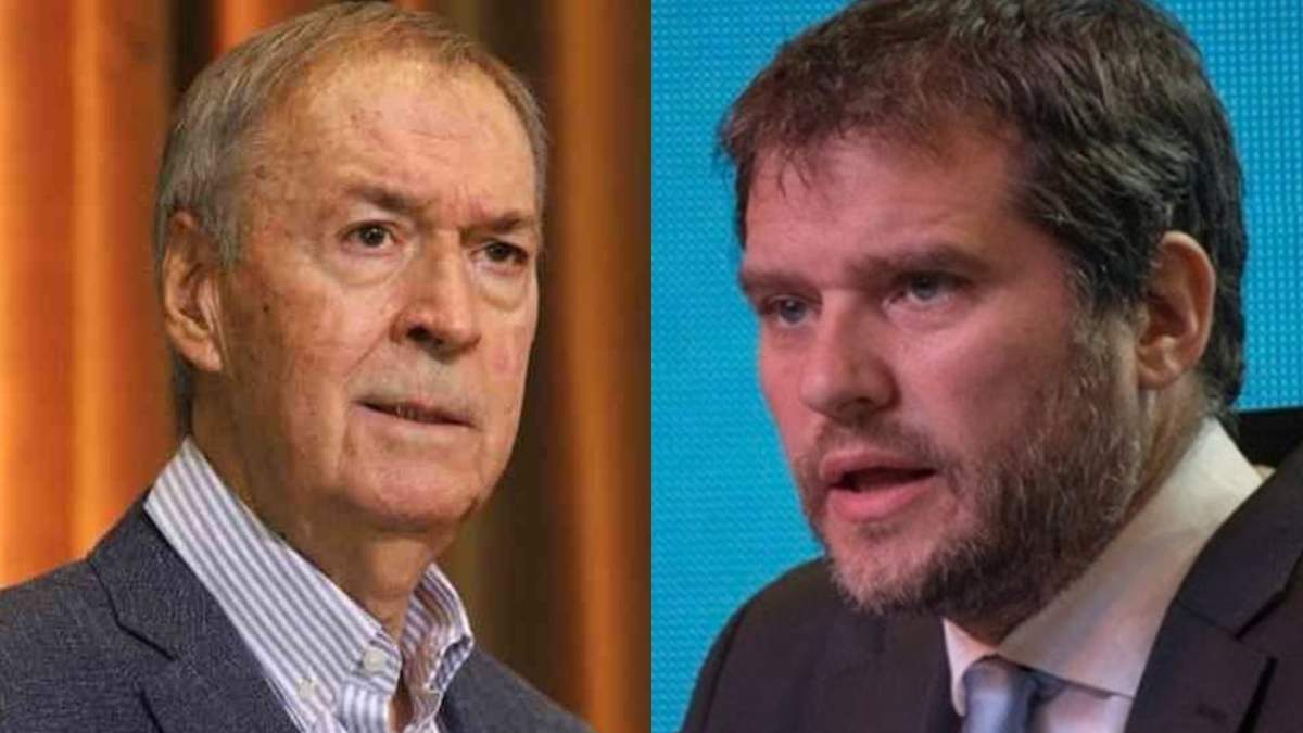 El gobernador de Córdoba, Juan Schiaretti, y el interventor del ENARGAS, Federico Bernal. Fuente: (Twitter)