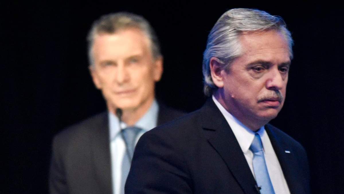 Alberto Fernández vs. Mauricio Macri. Fuente: (Twitter)