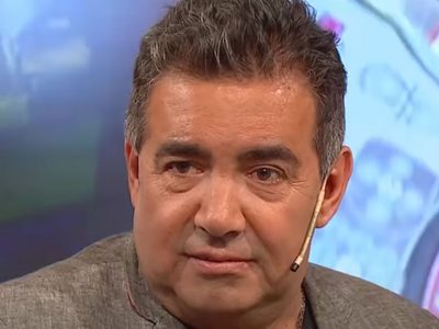 Diego Pérez se quebró ante el recuerdo de Carlín Calvo en "Los Mammones"