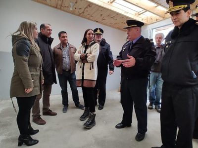 Se inauguró la ampliación de la división Antinarcóticos y obras en la Unidad 31 de Zapala