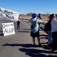 Tras el corte, se comprometieron a aumentar el caudal de agua en Colonia Rural