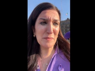 "Desde Palacio Nacional nos echaron gas pimienta", denuncia Kenia López (Video)