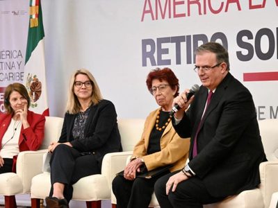 Ebrard: prohibición de drogas y tráfico de armas, promotores de la violencia en América Latina