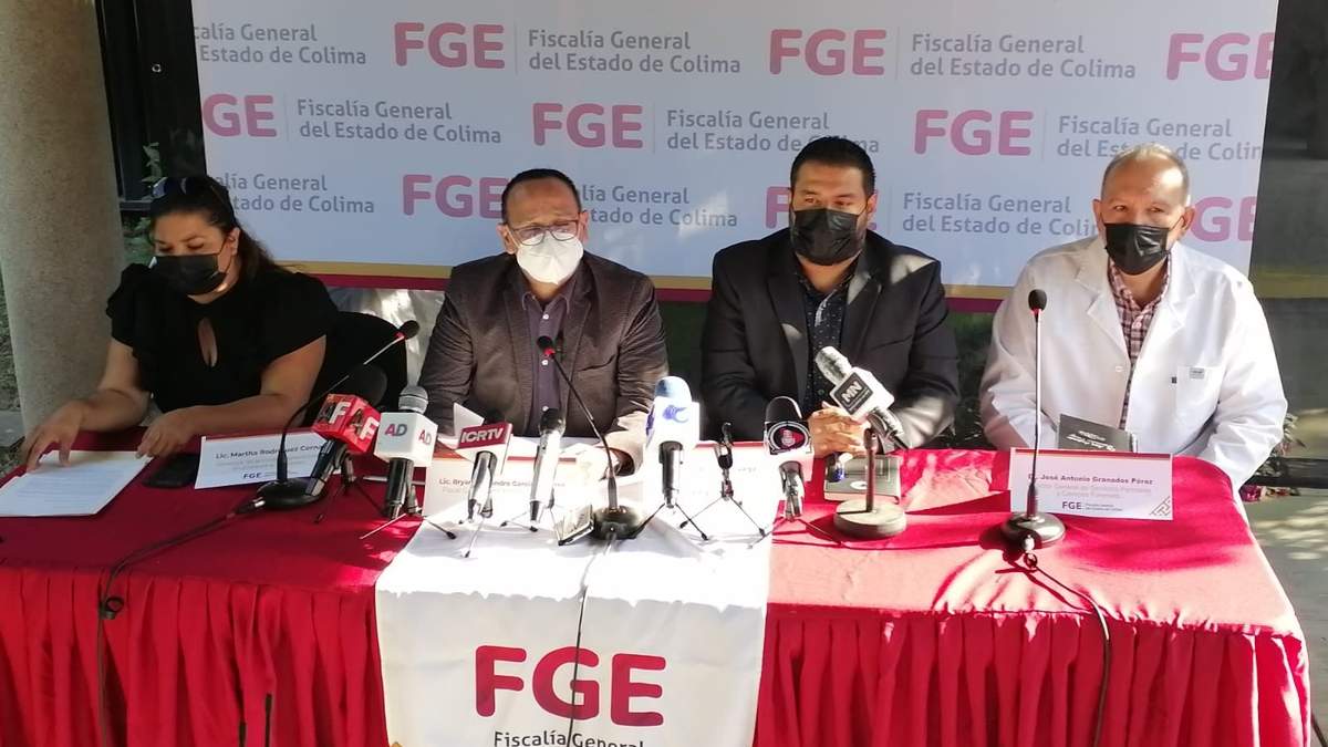 Conferencia del fiscal de Colima