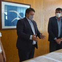 "Son obras que unen ciudades": Claudio Di Tella, Gaido y Ruiz se reunieron por la obra de Futaleufú