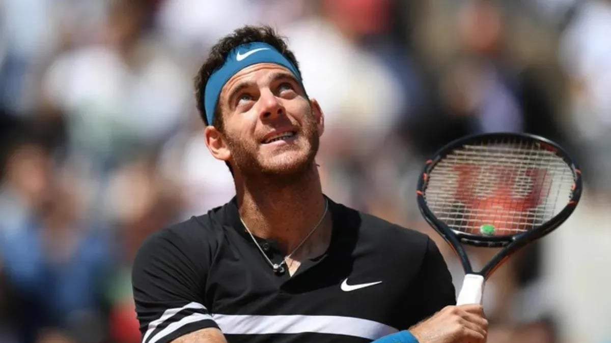 Juan Martín del Potro Fuente: (Twitter)