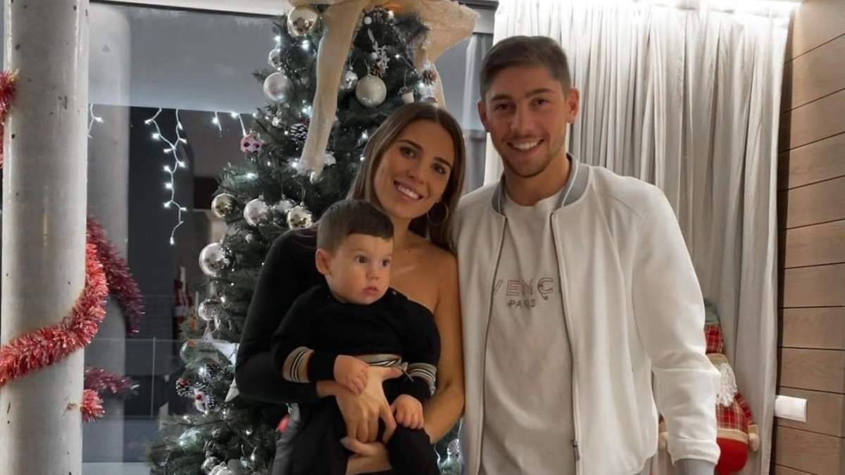 Mina Bonino y Federico Valverde. Fuente: (Instagram)