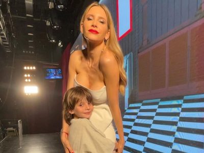 Sol, relax y música: Guillermina Valdés grabó a Lorenzo, su hijo, y mostró que es fanático del trap