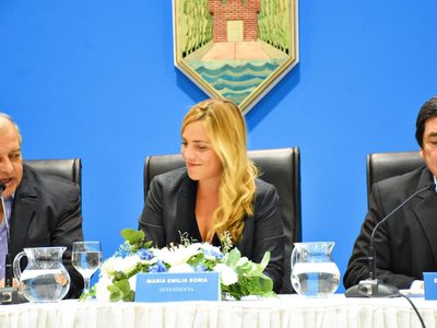 ¡Anuncios!: María Emilia Soria le habló a los ciudadanos de Roca