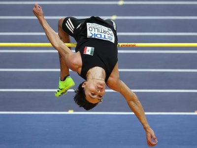 Erick Portillo gana medalla de plata en salto de altura de Mundial Bajo Techo