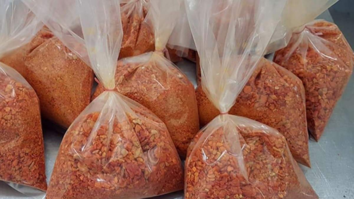 Procesan zapallo y morrones con energía solar. Fuente: (Twiter)
