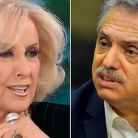 Se filtró el misterioso mensaje que Mirtha Legrand envió a Alberto Fernández