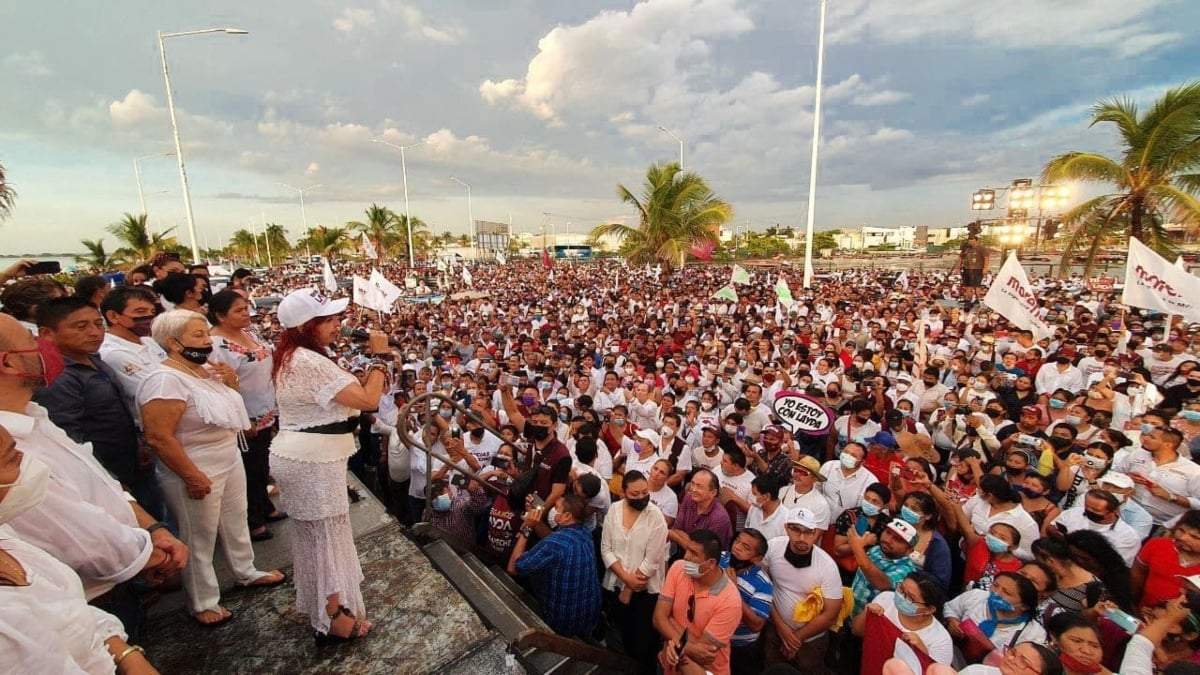 Layda Sansores, candidata de Morena a la gubernatura de Campeche