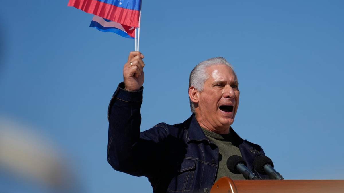 El presidente de Cuba, Miguel Díaz-Canel, apoya a Venezuela