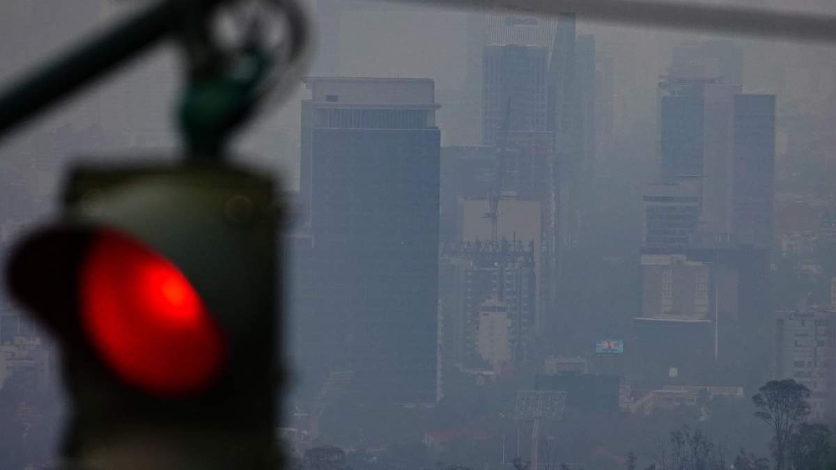 El aire en la Ciudad de México el pasado jueves