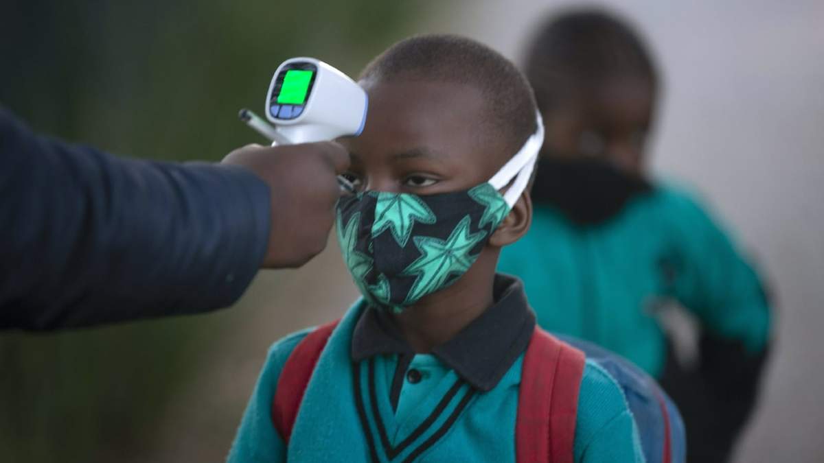 Coronavirus en Sudáfrica. Fuente: (Twitter)