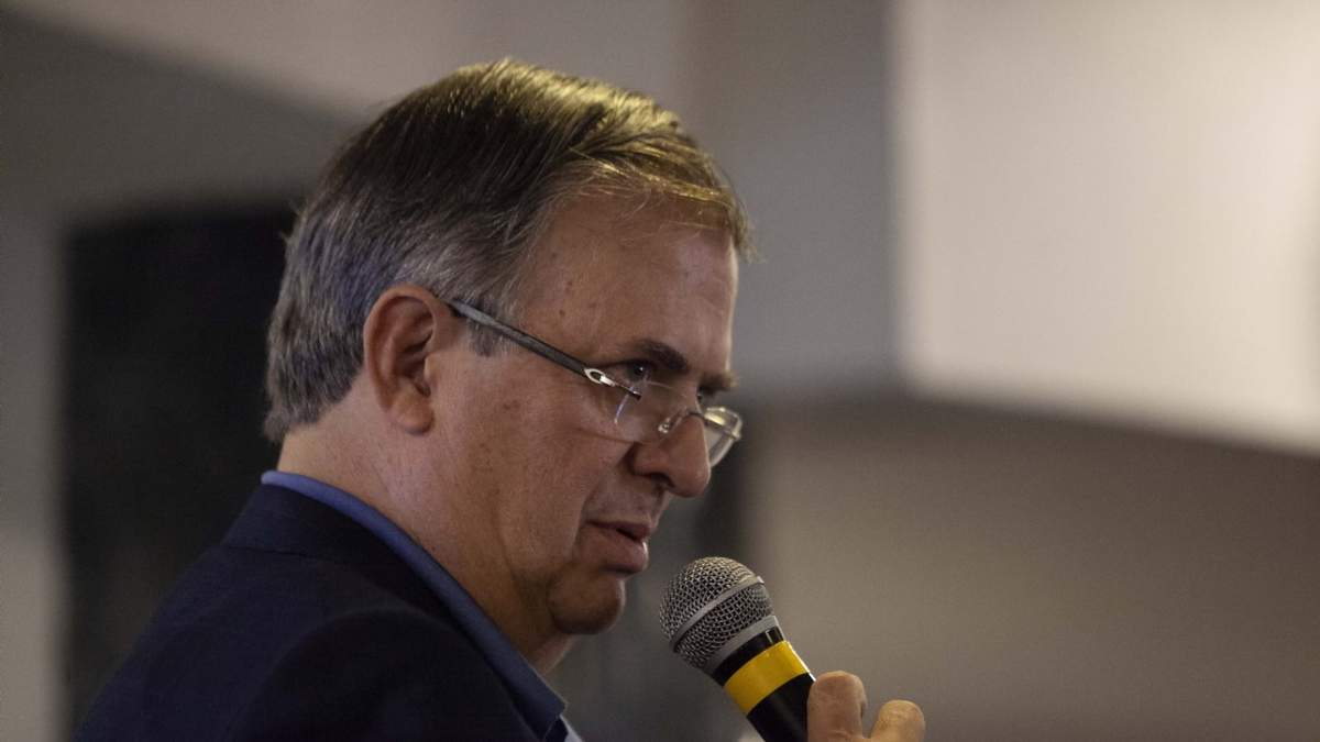 El excanciller Marcelo Ebrard