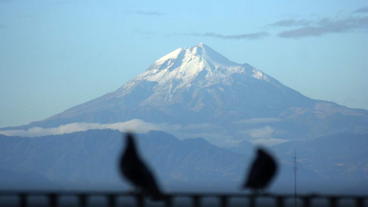 El Pico de Orizaba visto desde Xalapa