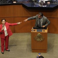 Tras choque entre Lilly Téllez y Saúl Monreal, la presidenta del Senado pide elevar el debate
