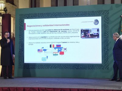 México, séptimo lugar en aplicación de vacunas: Ebrard