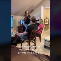 Revela a sus papás que es stripper con una presentación en PowerPoint