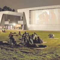 Noche de cortos en el Foro al Aire Libre de la Cineteca