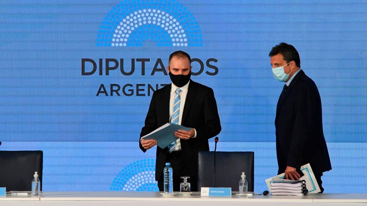 Martín Guzmán junto a Sergio Massa. Fuente: (Twitter)