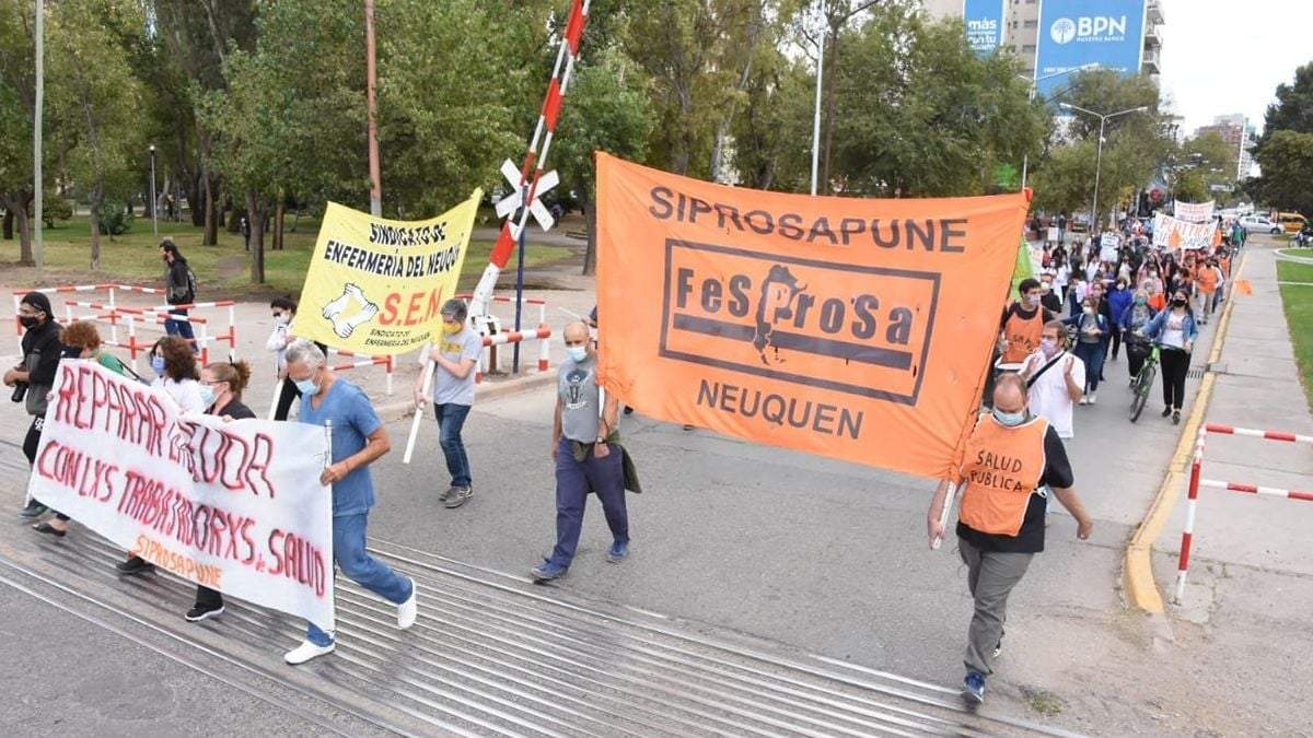 Siprosapune, gremio de salud. Fuente: (Facebook)