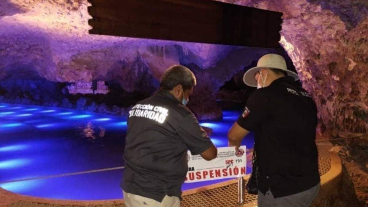 Clausura de la atracción turística tras el accidente